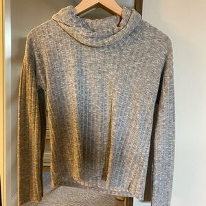 Light weight cropped turtle neck